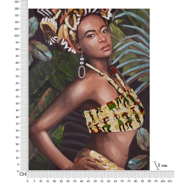 OBRAZ NA PŁÓTNIE KELLY -B- 90X3X120 cm